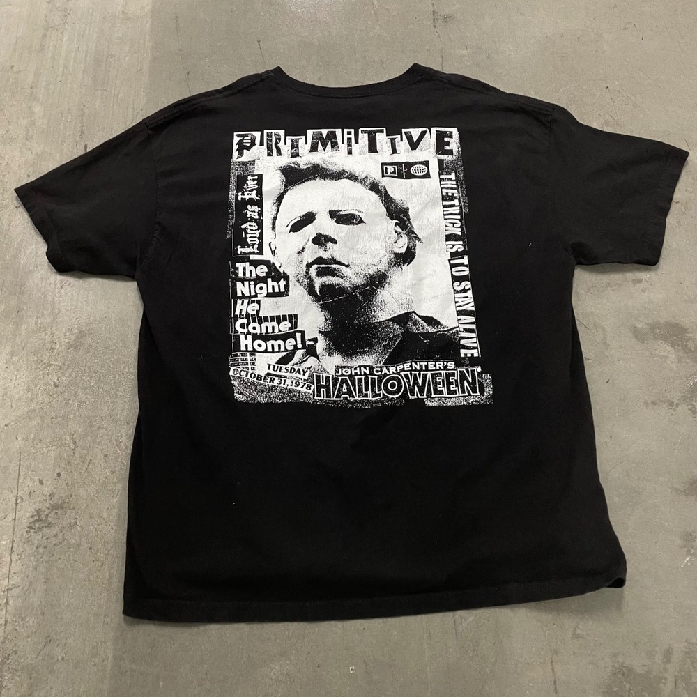 Primitive Halloween Michael Myers T-Shirt Mens 2XL Black John Carpenter Horror